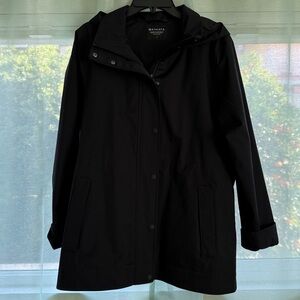 Athleta Rainout Sutro Trench Jacket - Black - Like New!!